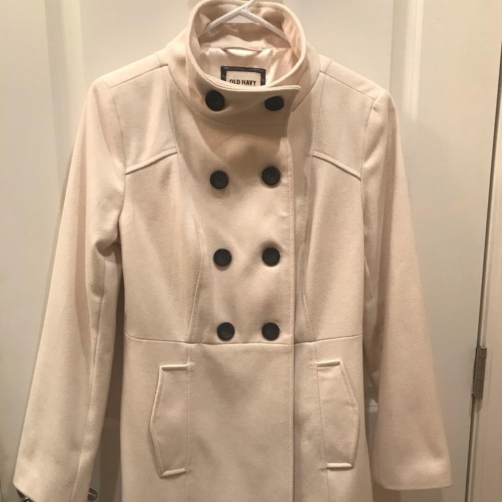 EUC Size Medium Wool blend car coat